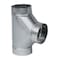 Imperial Mfg Imperial 8 in. X 8 in. X 8 in. Galvanized Steel Furnace Pipe Tee GV0899 - alternate 1